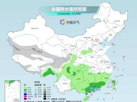 南方强降雨将上线 北方大部气温狂飙 南方气温将普遍不足20℃