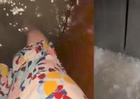 女子深夜乘电梯暴雨涌入被困1小时 原因竟是这样太无奈了