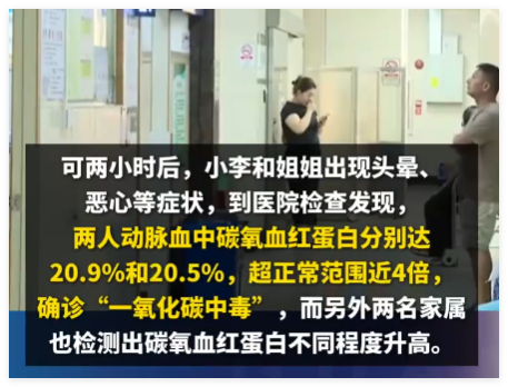 一家6口空调房煲糖水4人中毒 为什么中毒什么情况？