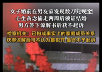 女子偷男友数万元 因已结婚获谅解 事件始末2025最新消息
